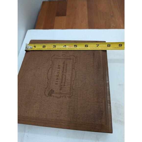 KINGSLEY HOT FOIL Stamping Printer letters Typeset ROMANY Lower case Wood Box - Picture 6 of 7